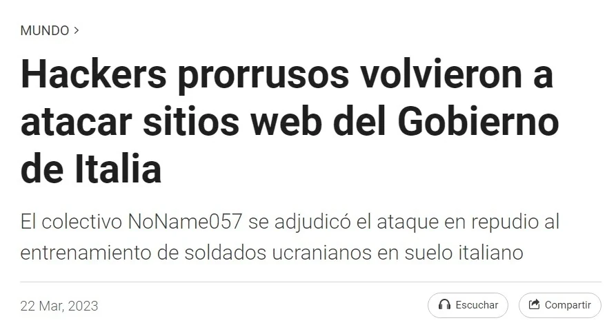 Noticias hacking web